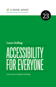 book cover: Accessibility For Everyone